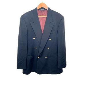VTG Franco Tassi 42R Navy Blue Blazer